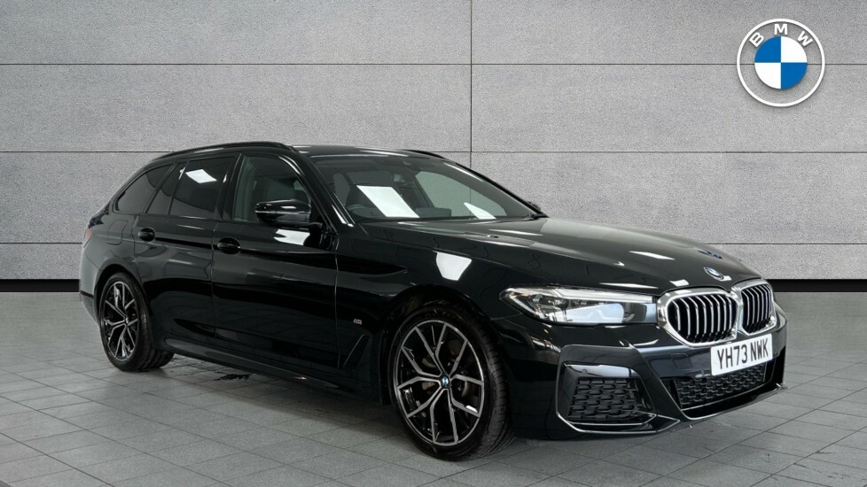 Compare BMW 5 Series Bmw Touring 520I Mht M Sport Step YH73NWK Black
