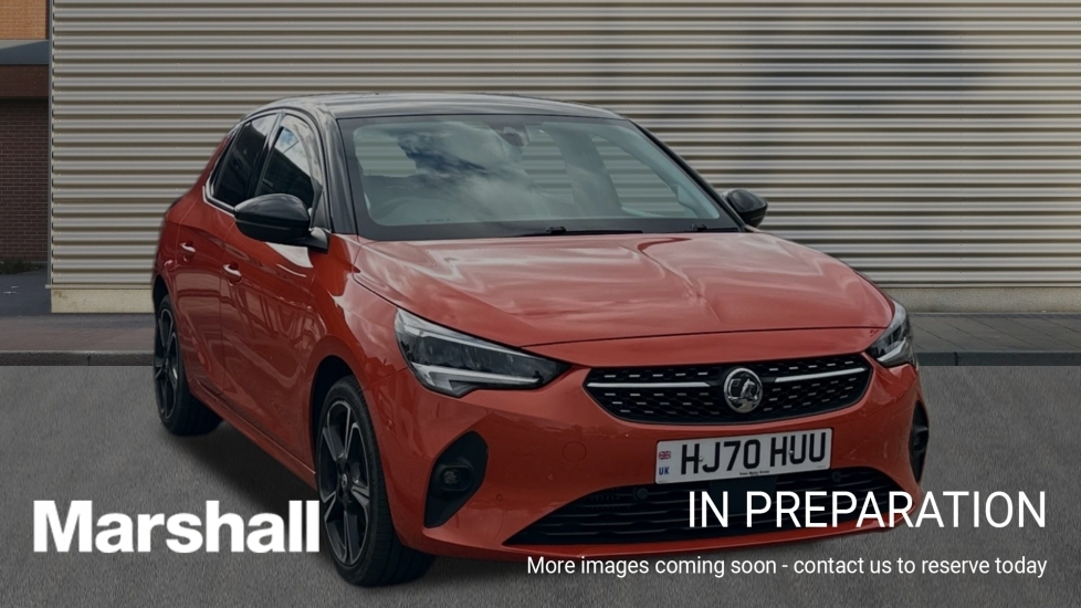 Compare Vauxhall Corsa 1.2 Turbo Elite Nav Premium HJ70HUU Orange