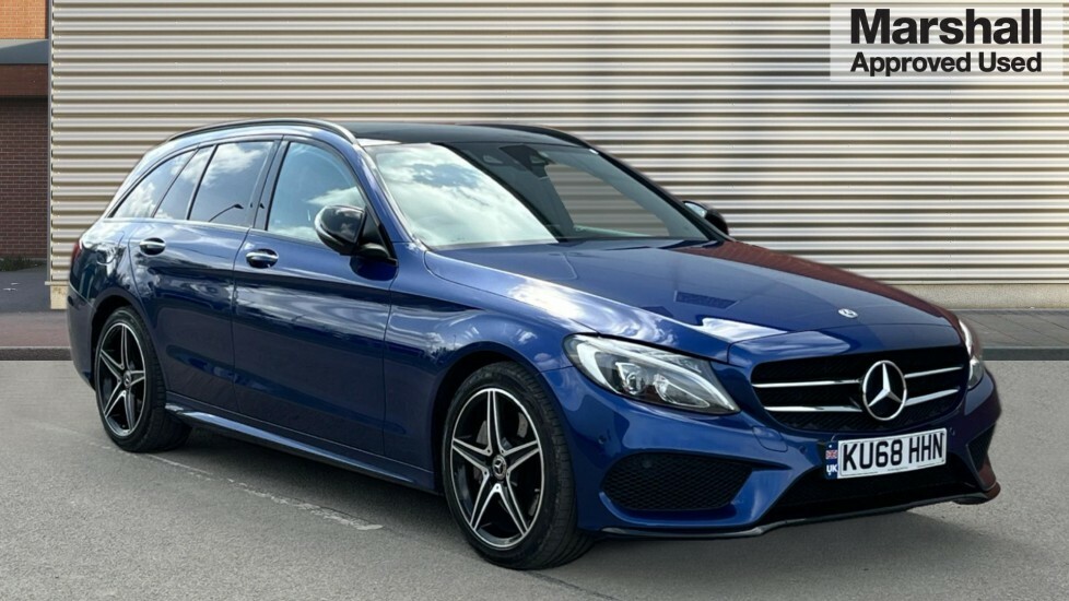 Compare Mercedes-Benz C Class C 250 D Amg Line Premium Plus KU68HHN Blue