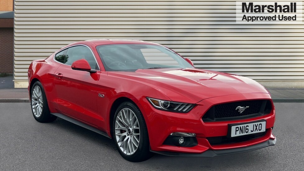 Compare Ford Mustang Ford Fastback 5.0 V8 Gt PN16JXO Red