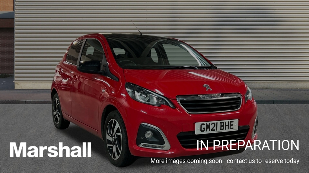 Compare Peugeot 108 Allure 1.0L 72 Ss GM21BHE Red