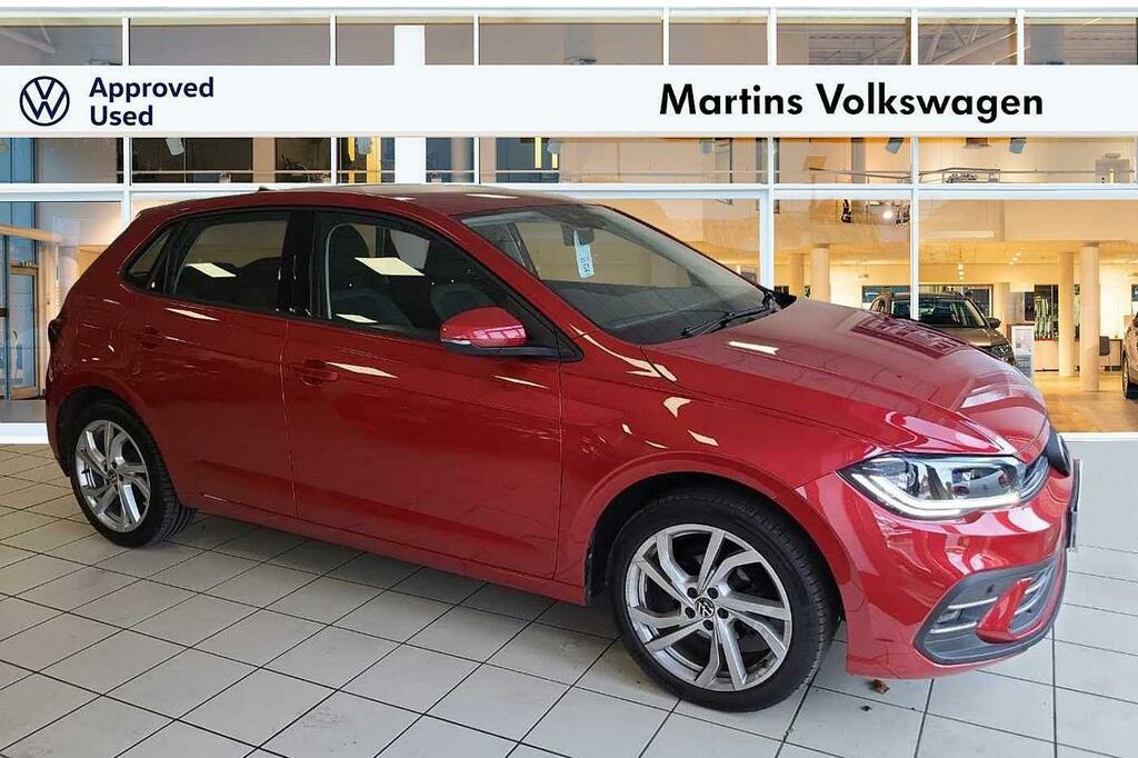 Compare Volkswagen Polo Mk6 Facelift 2021 1.0 Tsi 95Ps Style SM72OWX Red