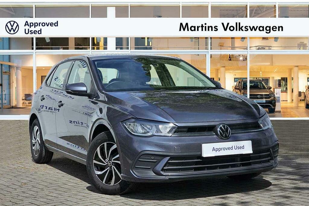 Compare Volkswagen Polo Mk6 Facelift 2021 1.0 Tsi 95Ps Life RK72XUM Grey