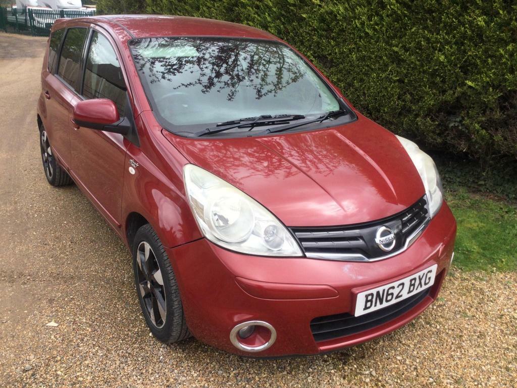 Compare Nissan Note 1.4 16V N-tec Euro 5 BN62BXG Red