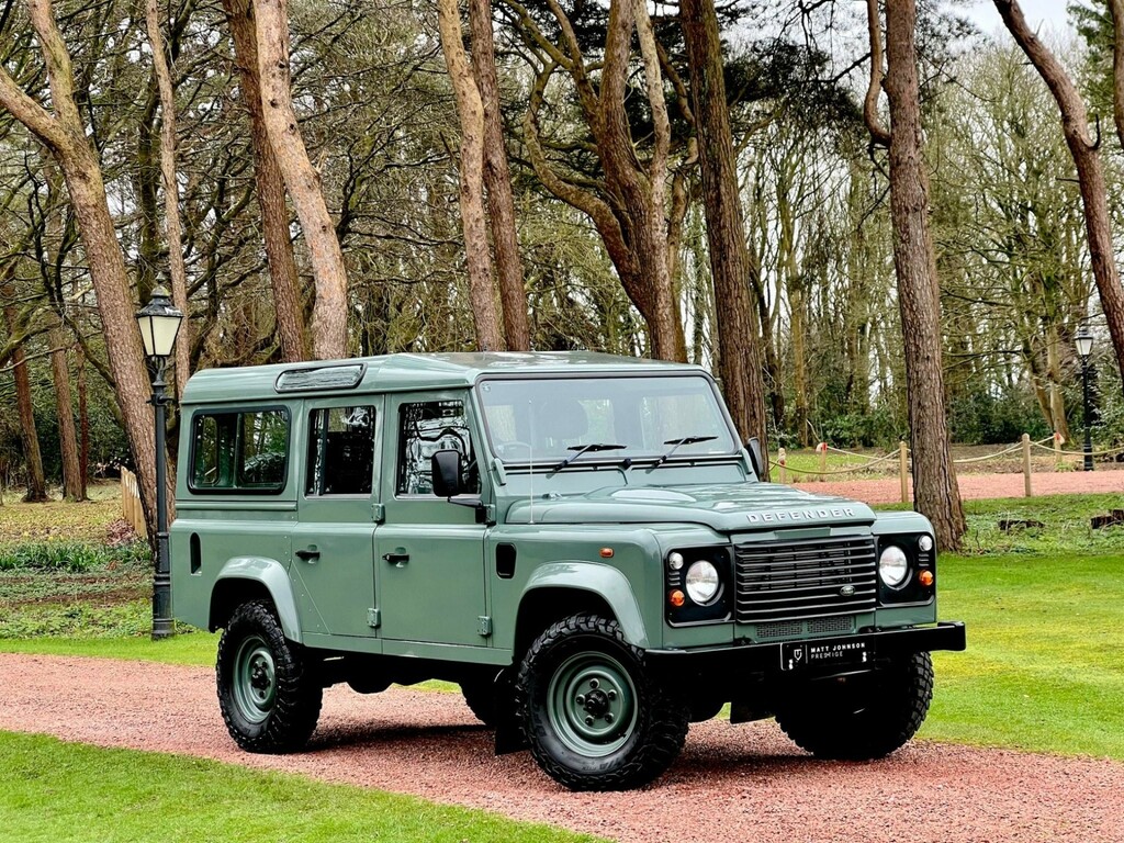 Compare Land Rover Defender Td Station Wagon YK65XLH Green