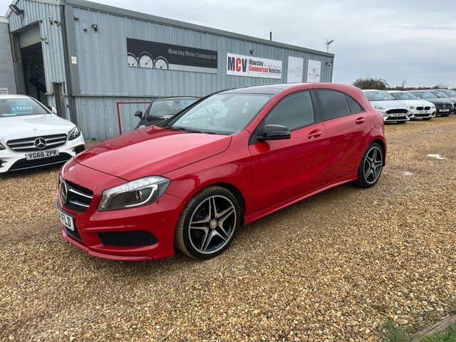 Compare Mercedes-Benz A Class 1.5 A180 Cdi Blueefficiency Amg Sport 109 Bhp PF64FLD Red