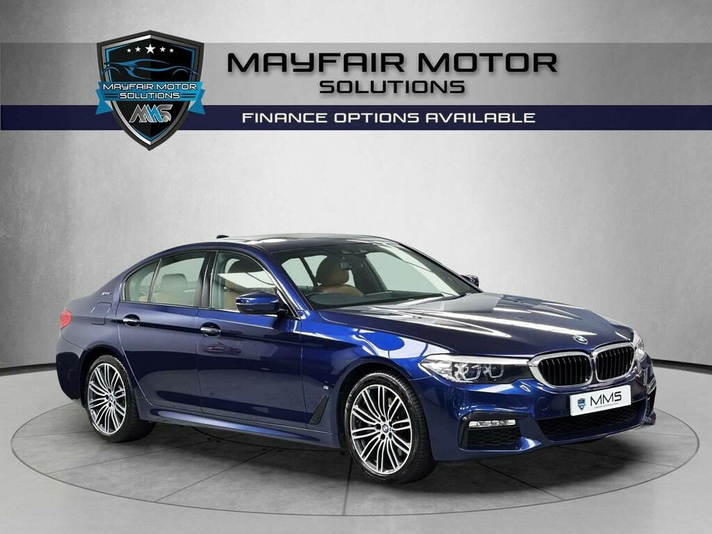 Compare BMW 5 Series 2.0 9.2Kwh M Sport Euro 6 Ss WF18FPL Blue