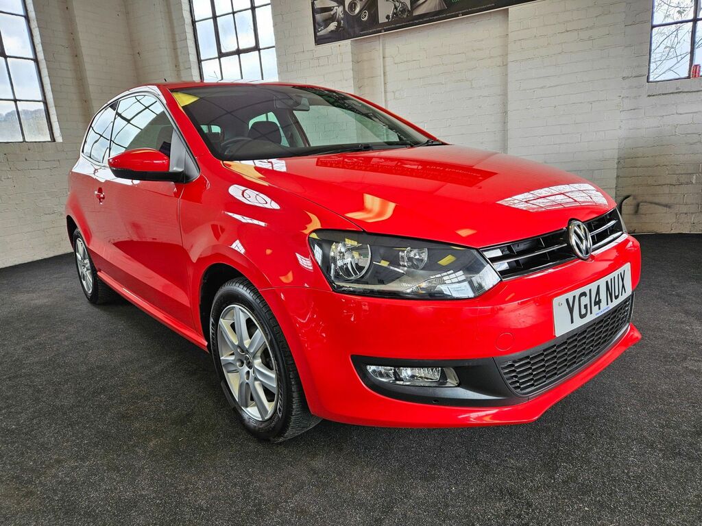 Compare Volkswagen Polo 1.2 Match Edition YG14NUX Red