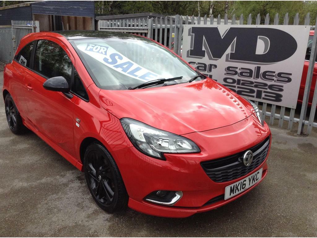 Compare Vauxhall Corsa 1.4I Turbo Ecoflex Limited Edition Euro 6 Ss MK16YKC Red