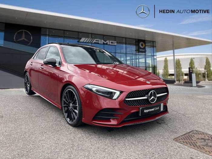 Compare Mercedes-Benz A Class A180 Amg Line Premium Plus Night Edition LC23WMZ Red