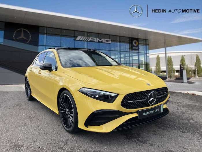 Compare Mercedes-Benz A Class A200 Exclusive Launch Edition KW73MVK Yellow