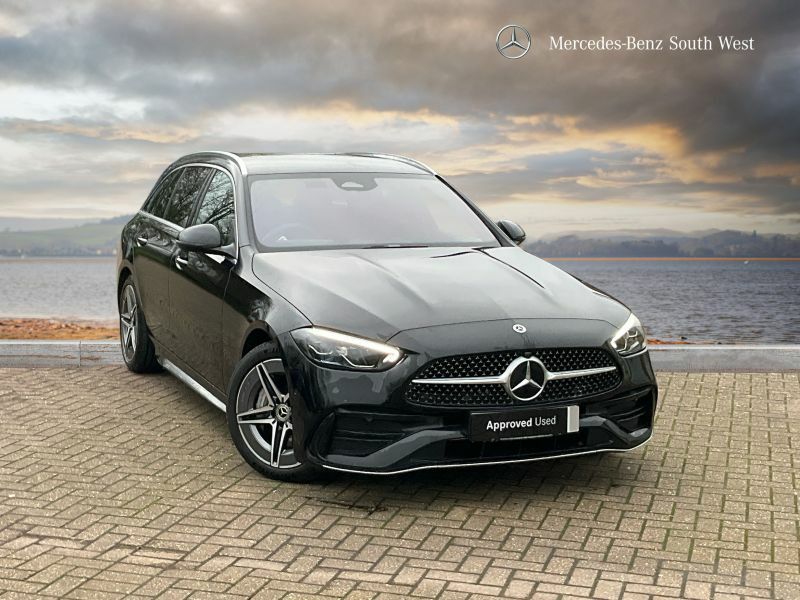 Compare Mercedes-Benz C Class Estate KW73GEY Black