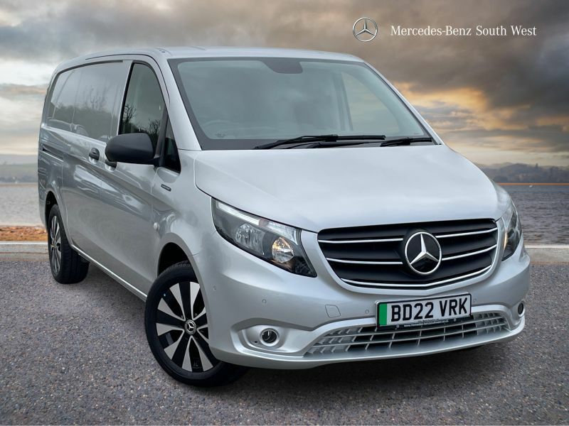 Compare Mercedes-Benz eVito 116 E 66Kwh Premium Fwd L2 6Dr Lwb BD22VRK Silver