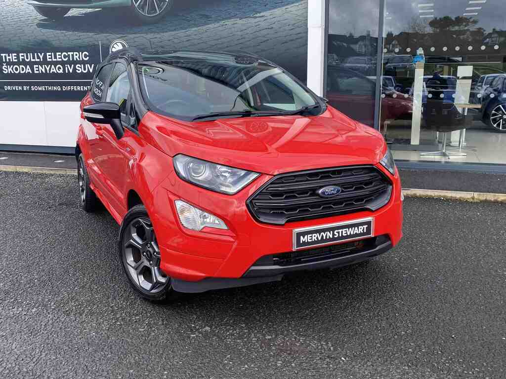 Compare Ford Ecosport 1.0 Ecoboost 140 St-line JGZ4121 Red