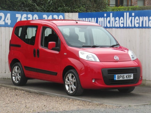 Compare Fiat Qubo 1.4 Mylife 77 Bhp BP16KRF Red
