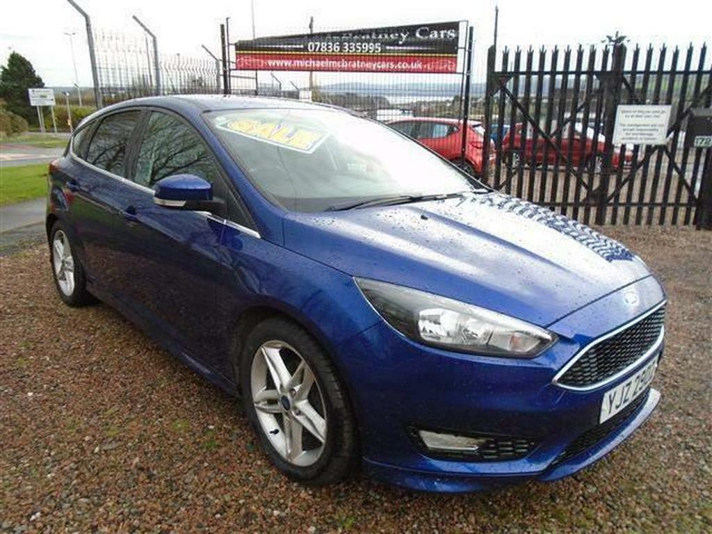 Ford Focus 1.0T Ecoboost Zetec S Euro 6 Ss Blue #1