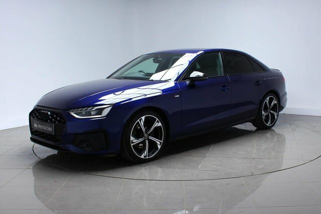 Compare Audi A4 2.0L Tfsi S Line Black Edition Mhev 148 Bhp YP73XLA Blue