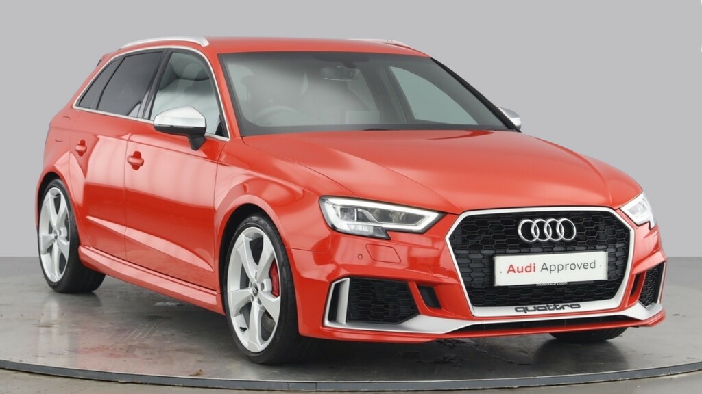Compare Audi RS3 Rs 3 Sportback 2.5 Tfsi Quattro 400 Ps S Tronic WR68UXT Red