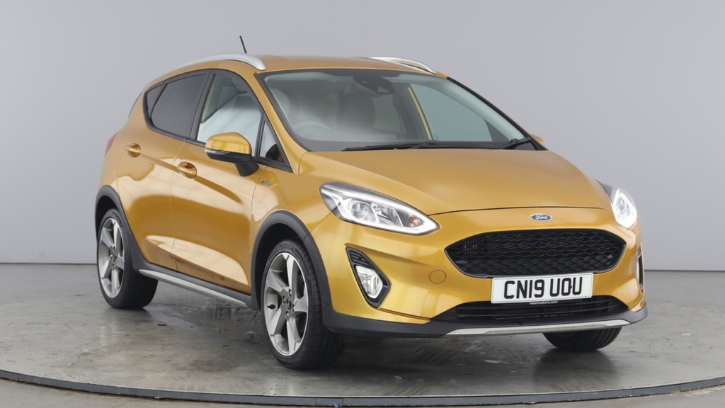 Compare Ford Fiesta 1.0T Ecoboost Active X Euro 6 Ss CN19UOU Yellow