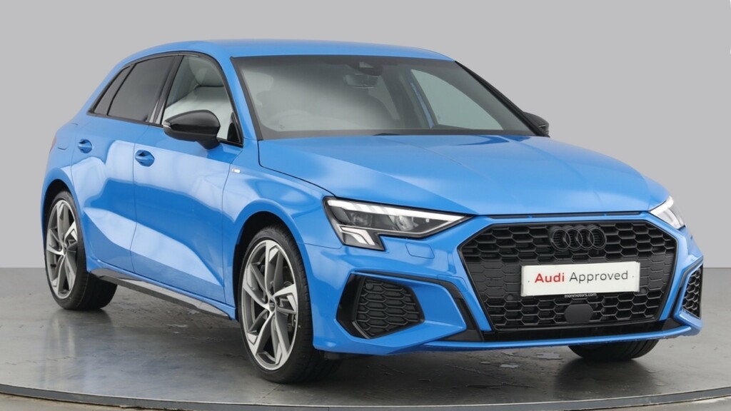 Compare Audi A3 Black Edition 35 Tfsi 150 Ps S Tronic WM73MGY Blue