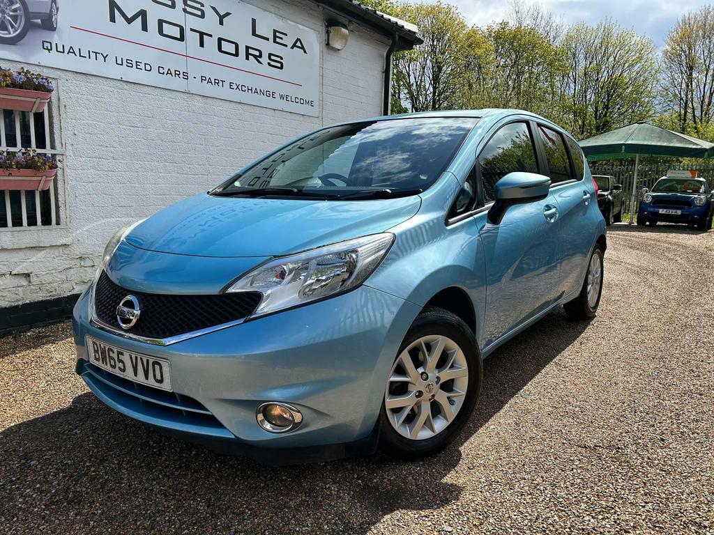 Compare Nissan Note 1.2 Acenta Euro 6 Ss BW65VVO Blue