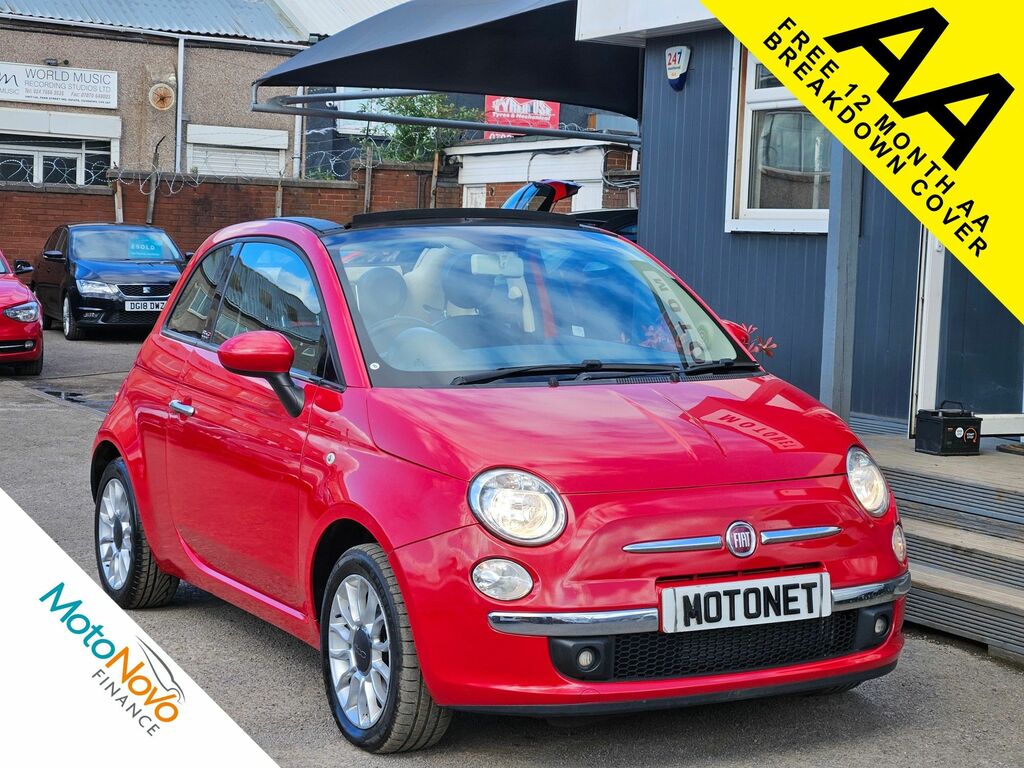 Compare Fiat 500C 1.2 Lounge 70 Bhp SD14OLC Red