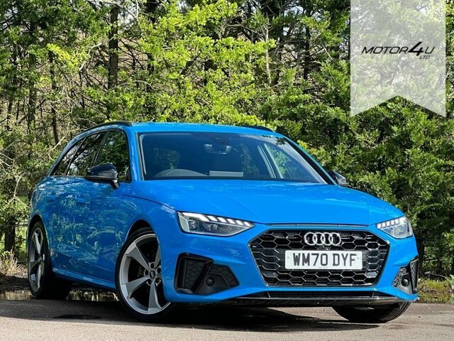 Audi A4 Avant 2.0 Avant Tfsi S Line Black Edition Mhev 148 Bh Blue #1