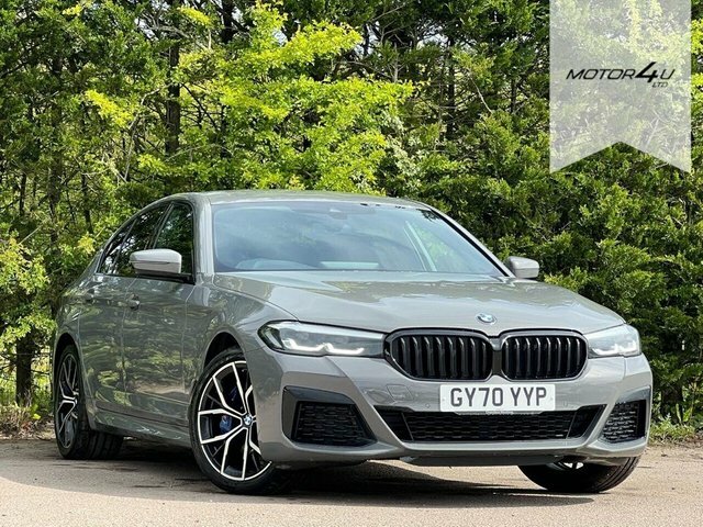 Compare BMW 5 Series 2.0 530E M Sport 289 Bhp GY70YYP Grey