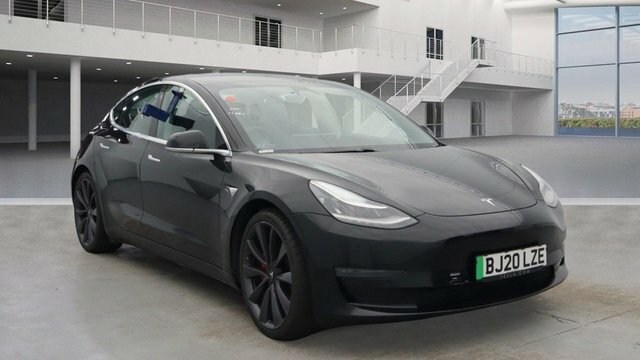 Compare Tesla Model 3 Performance Awd 483 Bhp BJ20LZE Black