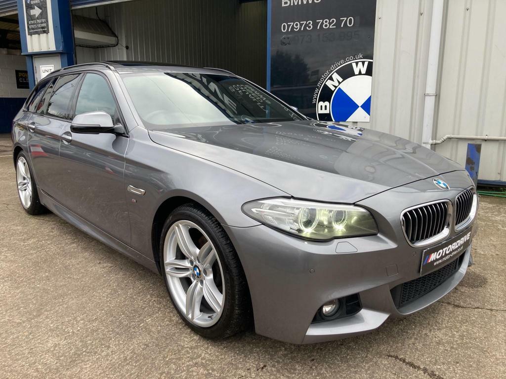 Compare BMW 5 Series 2.0 520D M Sport Touring Euro 6 Ss  Grey