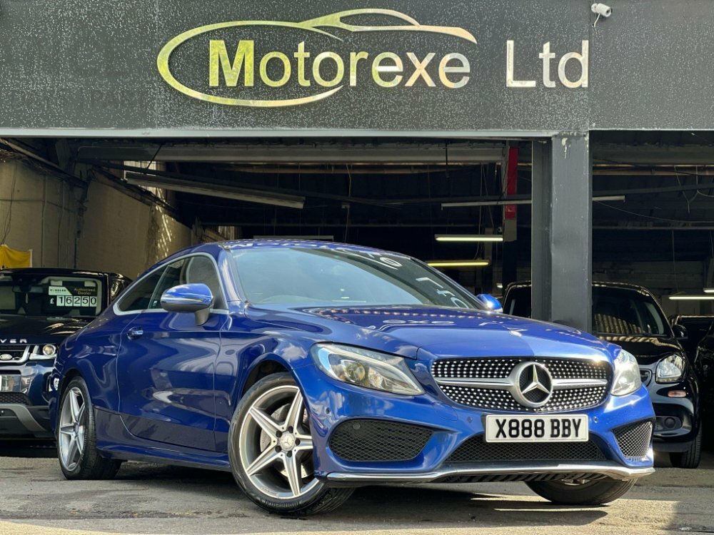 Compare Mercedes-Benz C Class 2.1 C220d Amg Line G-tronic Euro 6 Ss X888BBY Blue