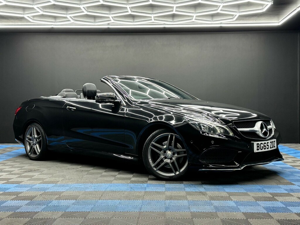 Compare Mercedes-Benz E Class 2.1 Bluetec Amg Line Cabriolet G-tronic Euro 6 S BG65ZDZ Black