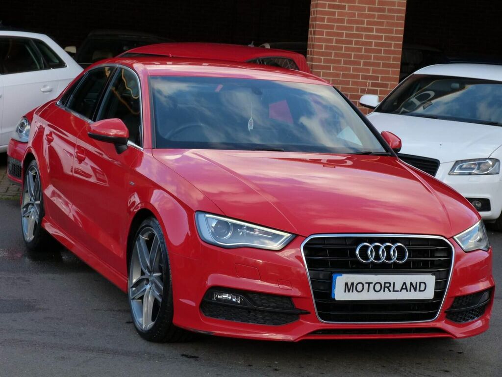 Compare Audi A3 Saloon 2.0 YG65NPJ Red