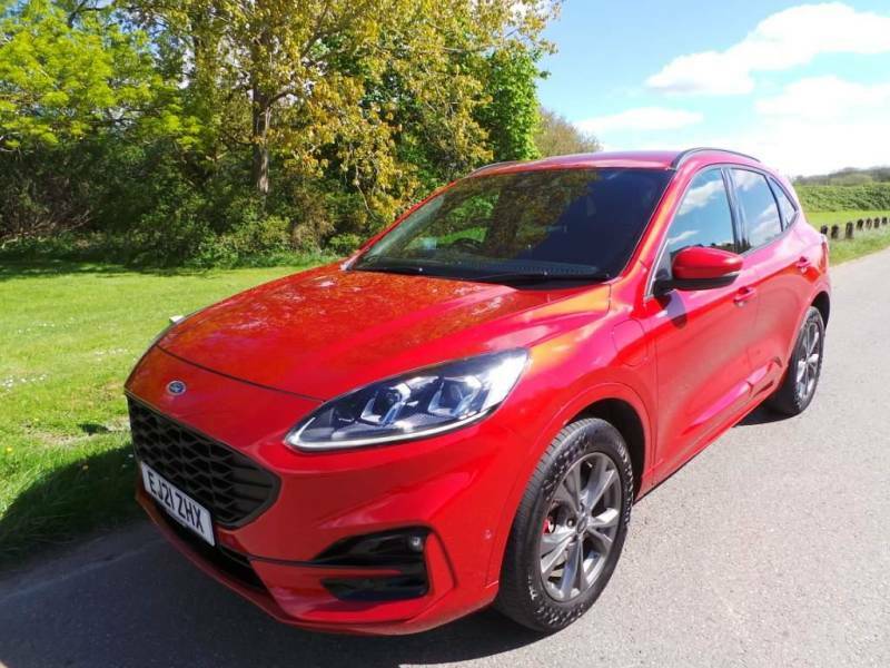 Compare Ford Kuga 2.5 Phev St-line Cvt EJ21ZHX Red