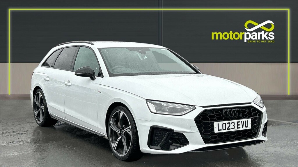 Compare Audi A4 Black Edition LO23EVU White
