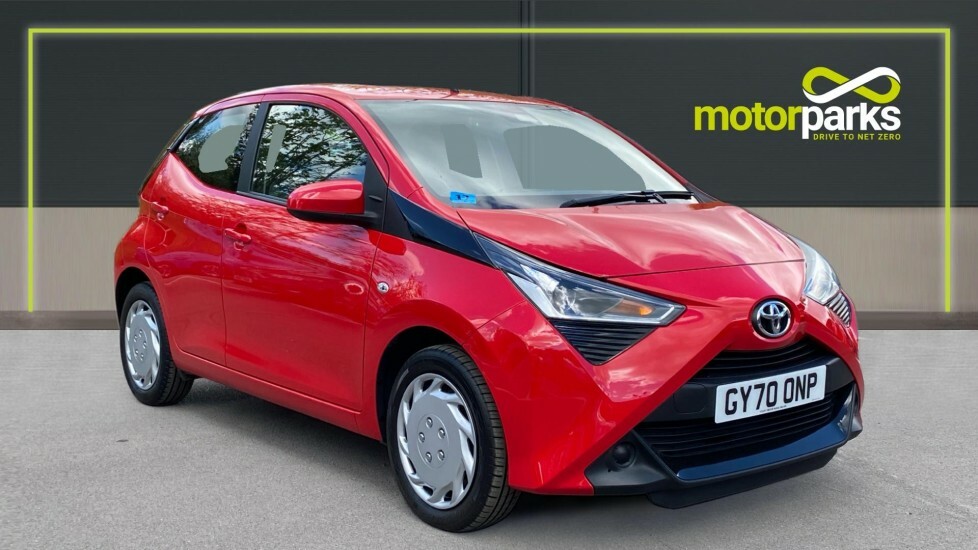 Compare Toyota Aygo Hatchback GY70ONP Red