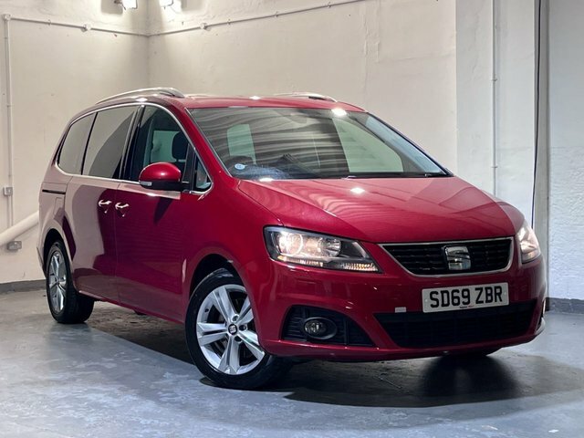 Compare Seat Alhambra 2.0 Tdi Xcellence Dsg 148 Bhp SD69ZBR Red