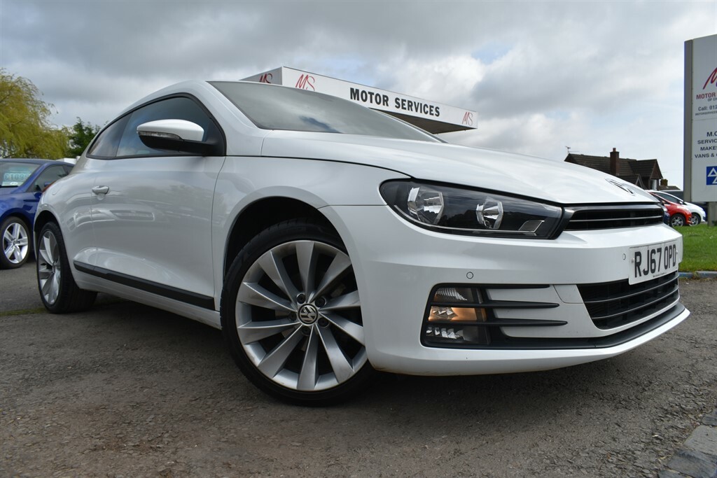 Compare Volkswagen Scirocco Gt Tsi Bluemotion Technology RJ67OPD White