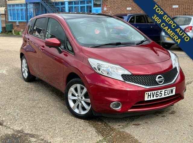 Compare Nissan Note 1.2 Tekna Dig-s 98 Bhp HV65EUW Red