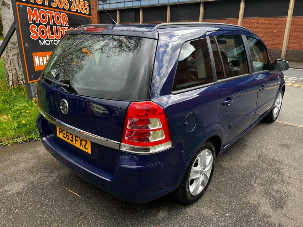 Vauxhall Zafira Mpv 1.6 16V Exclusiv 201363 Blue #1