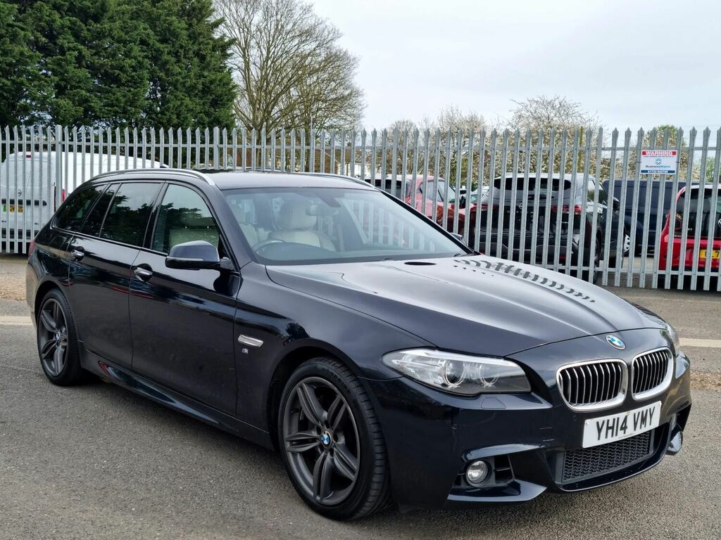 Compare BMW 5 Series Estate 3.0 535D M Sport Touring Euro 6 Ss YH14VMY Black