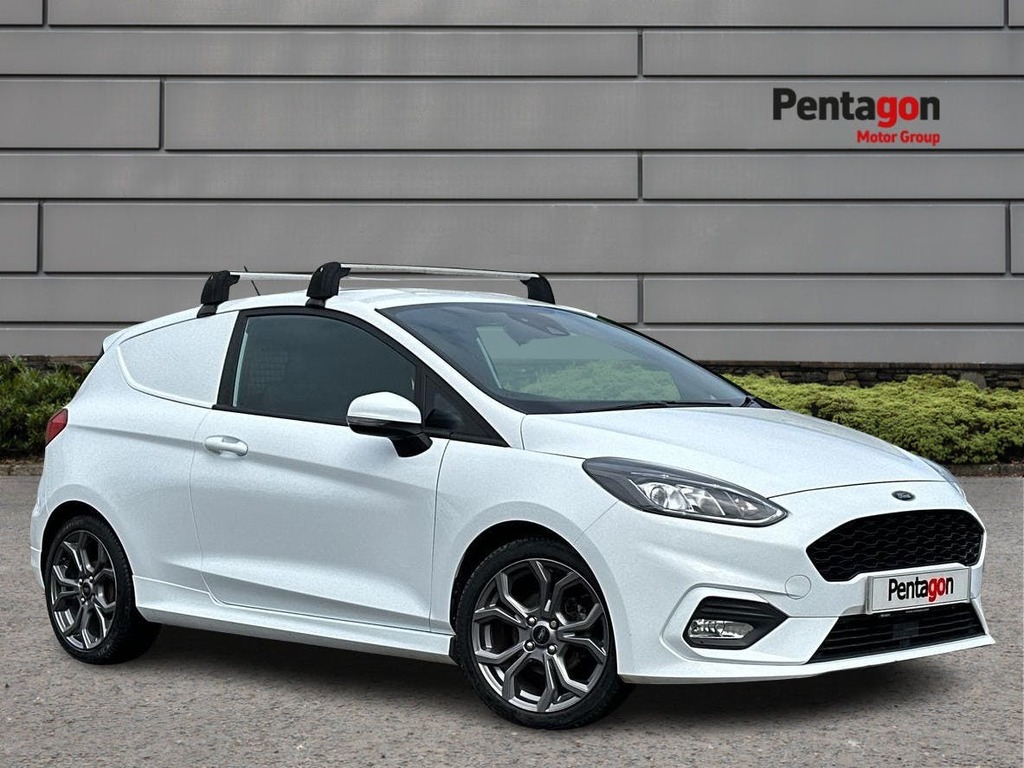 Compare Ford Fiesta 1.0T Ecoboost Mhev Sport Car Derived Van Petro FX71LSF White