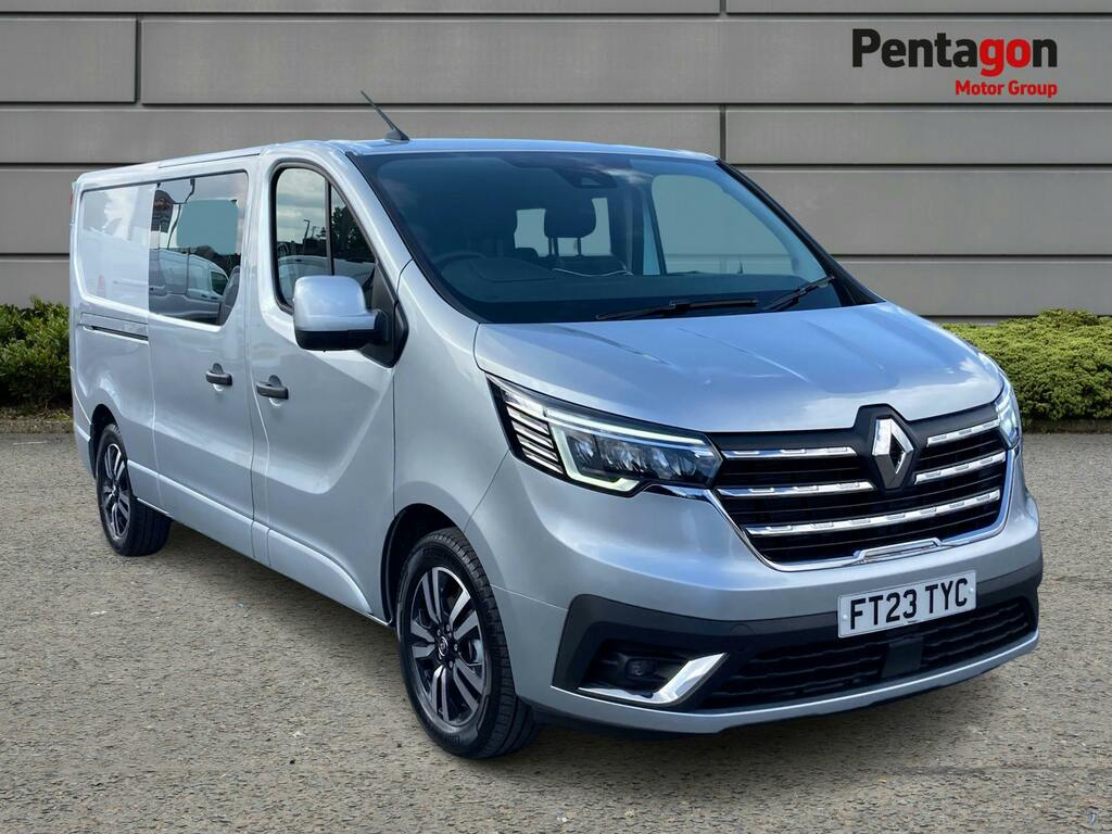 Compare Renault Trafic 2.0 Dci Blue 30 Extra Sport Crew Van 6Dr Ma FT23TYC Grey
