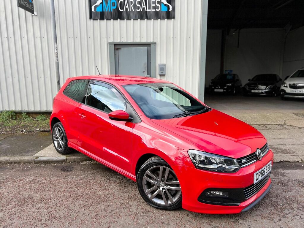Compare Volkswagen Polo Hatchback 1.0 Tsi Bluemotion Tech R-line Euro 6 S CP65EEG Red