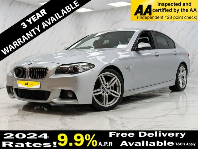 Compare BMW 5 Series 520D M Sport SY64DTF Silver