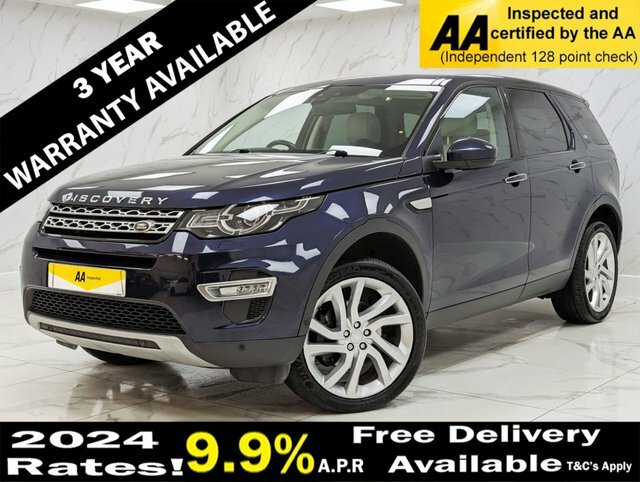 Compare Land Rover Discovery 2.0 Td4 Hse Luxury 180 Bhp 9Sp 7 Seat 4Wd ST66BHY Blue