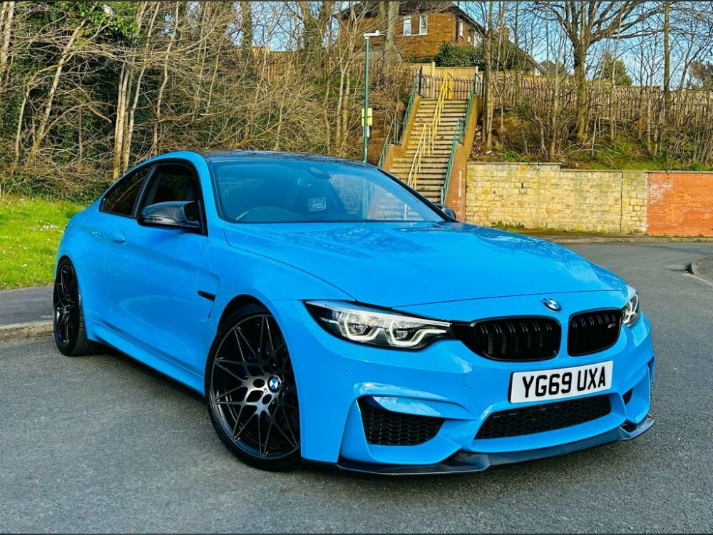 Compare BMW M4 3.0 Biturbo Gpf Competition Dct Euro 6 Ss YG69UXA Blue