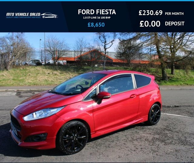 Compare Ford Fiesta 1.0 St-line 2017,Only 35,000Mls,sat Nav,bluetooth, AX17FMO Red