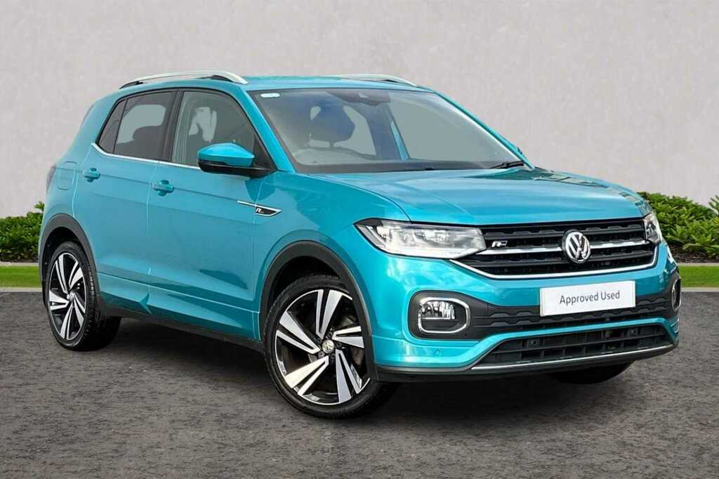 Compare Volkswagen T-Cross 1.0 Tsi 115Ps R-line Hatchback WD69DFC Blue