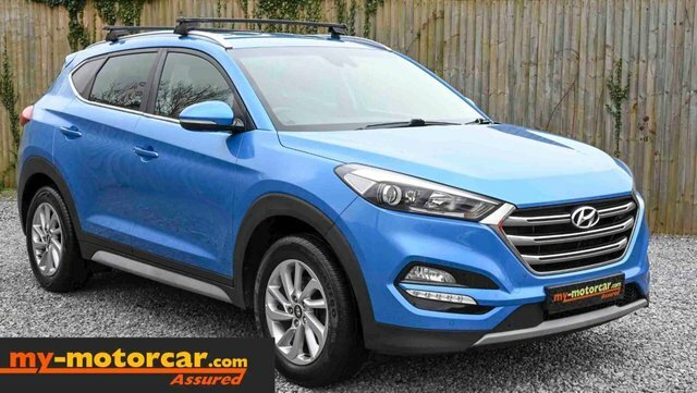 Compare Hyundai Tucson 1.7 Crdi Premium Blue Drive 114 Bhp HK67VCD Blue